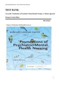 Varcarolis' Foundations of Psychiatric-Mental Health Nursing 10th Edition Test Bank &vert; Questions & Answers