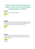 AMLS Pretest Exam Review 2027 &vert; Practice Questions & Answers &vert; Verified Solutions