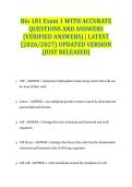 Bio 181 Exam 1 WITH ACCURATE QUESTIONS AND ANSWERS &lpar;VERIFIED ANSWERS&rpar; &vert; LATEST &lpar;2026&sol;2027&rpar; UPDATED VERSION &lbrace;JUST RELEASED&rcub;