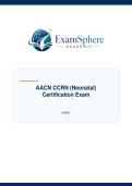 AACN CCRN &lpar;Neonatal&rpar; Certification Exam &vert; Practice Test Questions & Answers