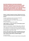 WGU C802 FOUNDATIONS IN HEALTHCARE INFORMATION MANAGEMENT&colon; COMPREHENSIVE 200-QUESTION PRACTICE EXAM WITH DETAILED RATIONALES COVERING EHR SYSTEMS&comma; HEALTH IT INFRASTRUCTURE&comma; DATA GOVERNANCE&comma; HIPAA COMPLIANCE&comma; PROJECT MANAGEMENT&comma; VENDOR SELECTION&comma; CLINICAL 