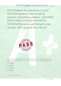ATI PN Pediatric Proctored Exam &lpar;2026&rpar; NGN-Style Questions&comma; Case Scenario & Answers&comma; 100&percnt; Verified Graded A&plus; QUESTIONS WITH CORRECT DETAILED ANSWERS & RATIONALESQuestions and Revised Correct Answers&comma; 100&percnt; Guarantee Pass GRADED