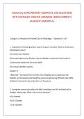 Maternity EXAM NEWEST COMPLETE 230 QUESTIONS &NewLine;WITH DETAILED VERIFIED ANSWERS &lpar;100&percnt; CORRECT&rpar; &NewLine;&sol;ALREADY GRADED A&plus;