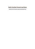 North Carolina Funeral Law Exam Question with Answers&vert; Latest&vert; Guaranteed Pass