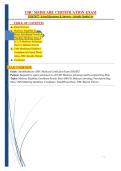 UHC Medicare Certification Exam 2026&sol;2027 &vert; Complete Study Guide &vert; Practice Questions&comma; Answers & Rationales