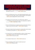 CHAMBERLAIN UNIVERSITY BIOS 252&NewLine;COMPREHENSIVE EXAM QUESTIONS&NewLine;AND ACCURATE ANSWERS