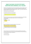 NR667 CEA EXAM &vert; CEA FNP TEST BANK &vert; QUESTIONS AND ANSWERS &vert; FULLY SOLVED
