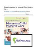 Test Bank - Maternal-Child Nursing Care&comma; 4th Edition &lpar;Scannell&comma; 2026&rpar;&comma; Chapter 1-31 &plus; Next Generation NCLEX Questions