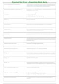 American Red Cross Lifeguarding 2026&ndash;2027 Questions & Answers &vert; Complete Certification Practice Test &vert; Verified Correct Solutions &vert; Latest Exam Prep