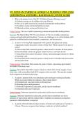 NU 155 Exam 2 Medical-Surgical Nursing I &lpar;PDF&rpar; &vert; 2026 Questions & Answers
