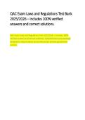 QAC Laws and Regulations Exam Study Guide &vert; Practice Questions & Answers &vert; Qualified Applicator Certificate Prep 2026&sol;2027