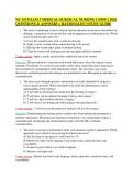 NU 155 Exam 3 Medical-Surgical Nursing I &lpar;PDF&rpar; &vert; 2026 Questions & Answers
