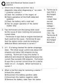 Auto Tech Electrical Section Exam 3 Practice 2026&sol;2027 &vert; Automotive Electrical Questions&comma; Answers & Test Prep