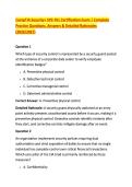 CompTIA Security&plus; SY0-701 Certification Exam &vert; Complete &NewLine;Practice Questions&comma; Answers & Detailed Rationales &NewLine;&lpar;2026&sol;2027&rpar; 