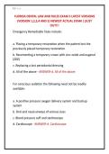 FLORIDA DENTAL LAW AND RULES EXAM 5 LATEST VERSIONS &NewLine;&lpar;VERSION 1&comma;2&comma;3&comma;4 AND 5&rpar; NEWEST ACTUAL EXAM &vert;&vert;JUST &NewLine;OUT&excl;&excl;&excl; 