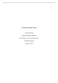 EL 5723 Module 1 Assignment &colon; Conducting a Budget Analysis &vert; 2026 Update with complete solutions - ACE&period;&NewLine;