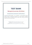 Test Bank&colon; Managerial Accounting&comma; 18th Edition &lpar;Garrison&rpar; - Part 1&NewLine;&NewLine;