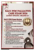 NACC PSW Palliative Care Exam 2026 &vert; 200&plus; Questions & Verified Answers with Detailed Rationales &ndash; Personal Support Worker End-of-Life Certification Prep &vert; Latest Update &vert; Graded A&plus;