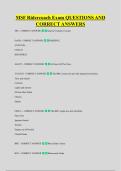 MSF Ridercoach Exam QUESTIONS AND &NewLine;CORRECT ANSWERS