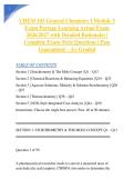CHEM 103 General Chemistry I Module 3 Exam Portage Learning Actual Exam 2026&sol;2027 with Detailed Rationales &vert; Complete Exam-Style Questions &vert; Pass Guaranteed &ndash; A&plus; Graded&NewLine;&NewLine;