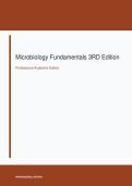 Microbiology Fundamentals 3rd Edition &ndash; Complete Test Bank