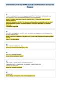Chamberlain university NR 442 exam 2 Actual Questions and Correct&NewLine;Answers