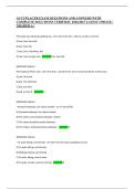 ACCUPLACER EXAM QUESTIONS AND ANSWERS WITH &NewLine;COMPLETE SOLUTIONS VERIFIED &vert; 2026&sol;2027 LATEST UPDATE &vert; &NewLine;GRADED A&plus;
