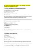 ATI Health Assessment Exam 1&comma; Exam 2&comma; and Final exam with correct &NewLine;answers plus rationales 2026&sol; 2027 