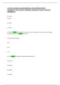 ACCUPLACER EXAM QUESTIONS AND ANSWERS WITH &NewLine;COMPLETE SOLUTIONS VERIFIED &vert; 2026&sol;2027 LATEST UPDATE &vert; &NewLine;GRADED A&plus;