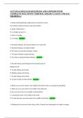 ACCUPLACER EXAM QUESTIONS AND ANSWERS WITH &NewLine;COMPLETE SOLUTIONS VERIFIED &vert; 2026&sol;2027 LATEST UPDATE &vert; &NewLine;GRADED A&plus;