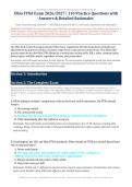 Ohio STNA Exam &lpar;2026&sol;2027&rpar; &ndash; State Tested Nursing Assistant Competency Examination &vert; 110 Practice Questions with Answers & Detailed Rationales
