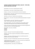 NURS 8024 ADVANCED PHARMACOLOGY WEEK 1 2026&sol;2027 &ndash; STUDY GUIDE&comma; PRACTICE QUESTIONS & EXAM PREP