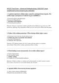 NR 507 Final Exam &ndash; Advanced Pathophysiology 2026&sol;2027 exam &NewLine;verified with correct answers plus rationales 