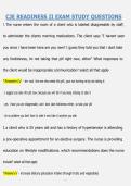 CJE READINESS II EXAM STUDY QUESTIONS &vert; QUESTIONS & ANSWERS &vert; COMPREHENSIVE CRIMINAL JUSTICE READINESS EXAM REVIEW &vert; 2025&sol;2026 LATEST UPDATE&period;