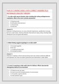 NUR 257 CHRONIC EXAM 2 WITH CORRECT ANSWERS PLUS &NewLine;RATIONALES 2026&sol;2027 VERSION