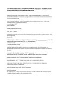 UTA NURS 3366 EXAM 2 CONTINUATION RRD &num;5 2026&sol;2027 &ndash; NURSING STUDY GUIDE&comma; PRACTICE QUESTIONS & EXAM REVIEW