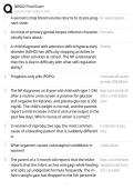NR602 Final Exam &ndash; Pediatric Primary Care &lpar;NR 602&rpar;&comma; 150 Practice Questions with Answers&comma; 2026&sol;2027 Study Guide