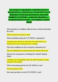NYC REMAC PARAMEDIC CERTIFICATION & PREHOSPITAL PROTOCOLS OVERVIEW EXAM 2026-2027 WITH 305 QUESTIONS AND 100&percnt; CORRECT ANSWERS &vert; ALREADY GRADED A&plus; &vert;&NewLine;GUARANTEED SUCCESS &vert; NYC REMAC LATEST&NewLine;EXAM