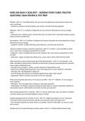NURS 366 EXAM 2 2026&sol;2027 &ndash; NURSING STUDY GUIDE&comma; PRACTICE QUESTIONS&comma; EXAM REVIEW & TEST PREP