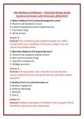 UHC Medicare Certification &ndash; Final Exam Review Actual Questions & Answers with Rationales &lpar;2026&sol;2027&rpar; 