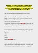 2026&sol;2027 NICET LEVEL 2 STUDY EXAM WITH 135 QUESTIONS AND EXPERT-VERIFIED CORRECT ANSWERS &vert; ALREADY GRADED A&plus; &vert; GUARANTEED PASS&NewLine;&vert; NICET PRACTICE EXAM &lbrack;Guaranteed Pass&rsqb;