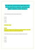 UHC Medicare Certification Exam &lpar;2026&sol;2027&rpar; &ndash; Actual Questions & Answers &vert; Questions and Correct Answers Already Graded A&plus;