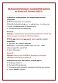 CJE Readiness Comprehensive Mock Exam Study Questions and Answers with Rationales 2026&sol;2027
