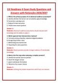 CJE Readiness II Exam Study Questions and Answers with Rationales 2026&sol;2027 