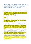 AKA MIP FINAL EXAM NEWEST&sol; STUDY GUIDE EXAM NEWEST ACTUAL WITH COMPLETE QUESTIONS AND ANSWERS &lpar;A&plus; GUIDE SOLUTION&rpar;