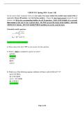 CHEM 102 EXAM 3 SPRING 2026 &lpar;VERSION B&rpar; EXAM WITH VERIFIED ANSWER KEY &vert; WITH COMPLETE SOLUTIONS&period;