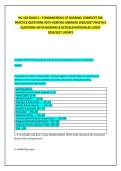 NU 136 EXAM 2 &ndash; FUNDAMENTALS OF NURSING COMPLETE 300 PRACTICE QUESTIONS WITH VERIFIED ANSWERS 2026-2027 PRACTICE QUESTIONS WITH ANSWERS & DETAILED RATIONALES LATEST 2026-2027 UPDATE&period;pdf&NewLine;&NewLine;