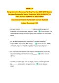 OSHA 510  &NewLine;Comprehensive Resource To Help You Ace 2026-2027 Exams &NewLine;Includes Frequently Tested Questions With ELABORATED &NewLine;100&percnt; Correct COMPLETE SOLUTIONS &NewLine;Guaranteed Pass First Attempt&excl;&excl; Current Update&excl;&excl;  &NewLine;Instant Download Pdf&excl;&excl;