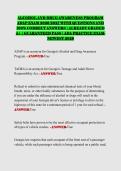ALCOHOL AND DRUG AWARENESS PROGRAM&NewLine;ADAP EXAM 2026&sol;2027 WITH QUESTIONS AND 100&percnt; CORRECT ANSWERS &vert; ALREADY GRADED A&plus; &vert; GUARANTEED PASS &vert; ADA PRACTICE EXAMNEWEST&NewLine;2026