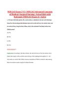 NUR265 Exam 2 V1&ndash;V3 &vert; NUR 265 Exam 2 V1&ndash;V3 &vert; Advanced Concepts of Medical&ndash;Surgical Nursing &vert; Actual Q&A with Rationale &vert; Galen